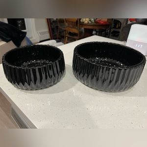 2 Ceramic Round Bowls